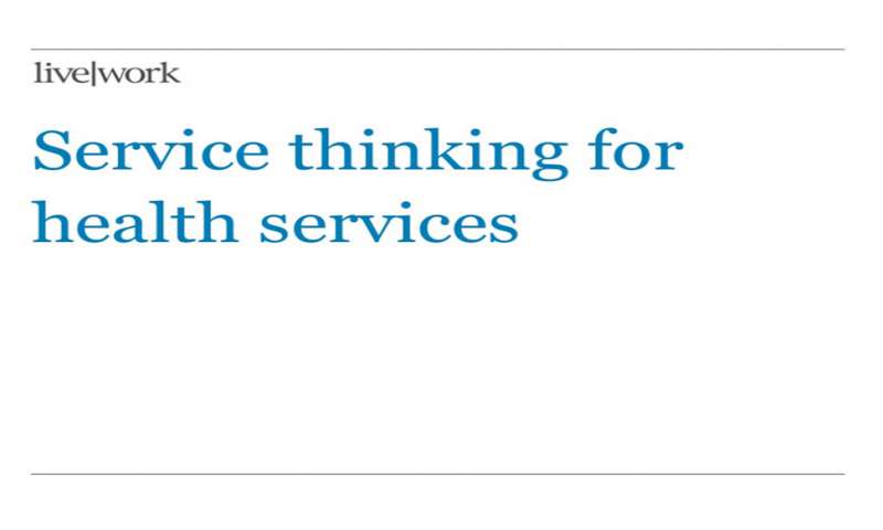 Service thinking for health services