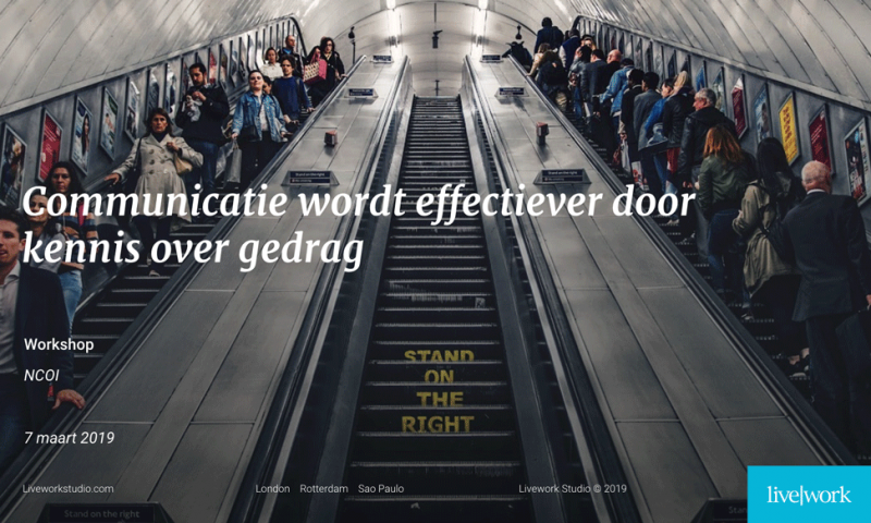 Communicatie wordt effectiever door kennis over gedrag