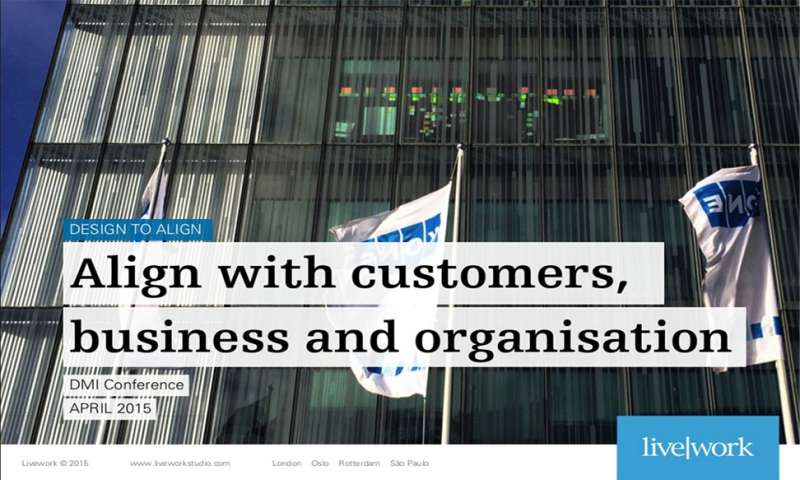 Align with customers, business and organisation