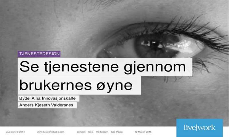 Bydel Alna: Se tjenesten gjennom brukernes øyne