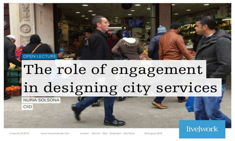 The role of engagement in designing city services