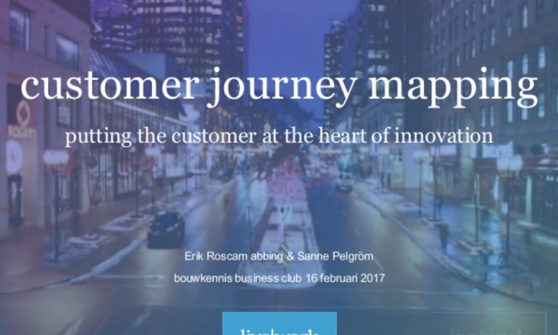 Customer Journey Mapping, putting the customer at the heart of innovation